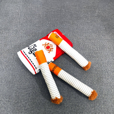 Ciga-rette-like Dog Toy, a Pet Self-entertainment Plush Toy that is Chew-resistant and Helps with Teething - Korvel