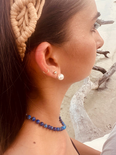 Pure Gemstone + Lapis || Necklace - Korvel
