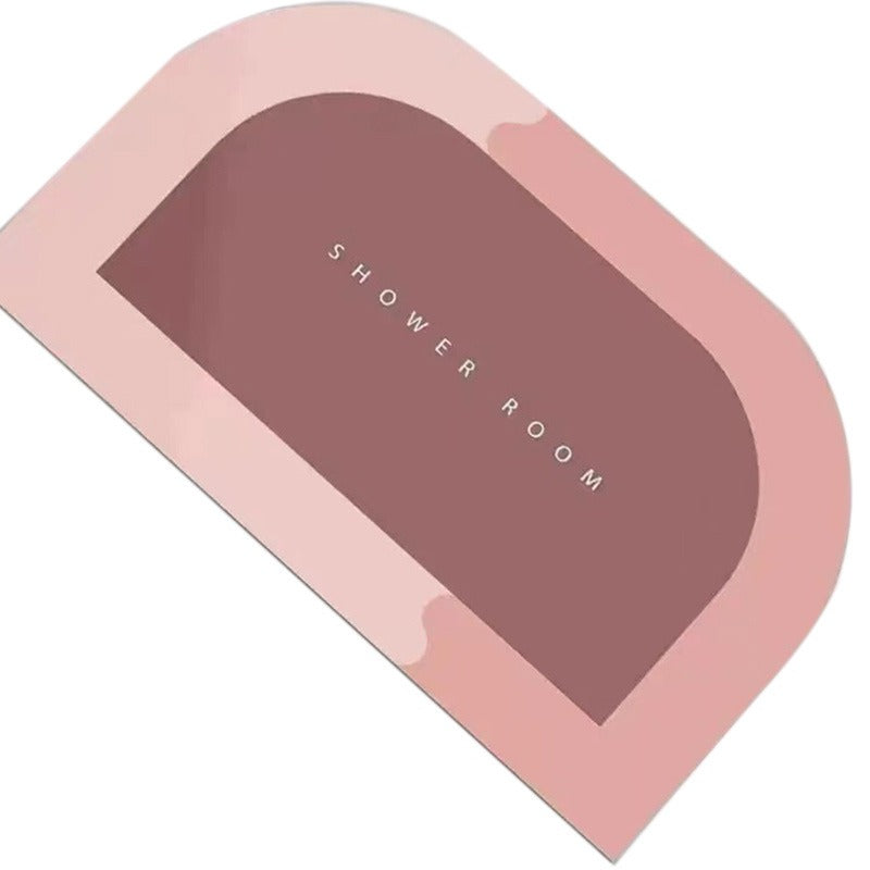 Soft cushion floor mat absorbent foot mat bathroom non-slip quick-drying toilet door carpet bathroom door mat - Korvel