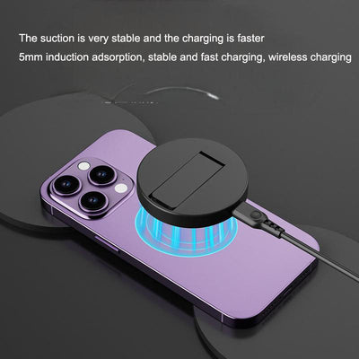 Suitable for Apple 15 magnetic wireless charger fast charging desktop phone charging dual-purpose stand - Korvel