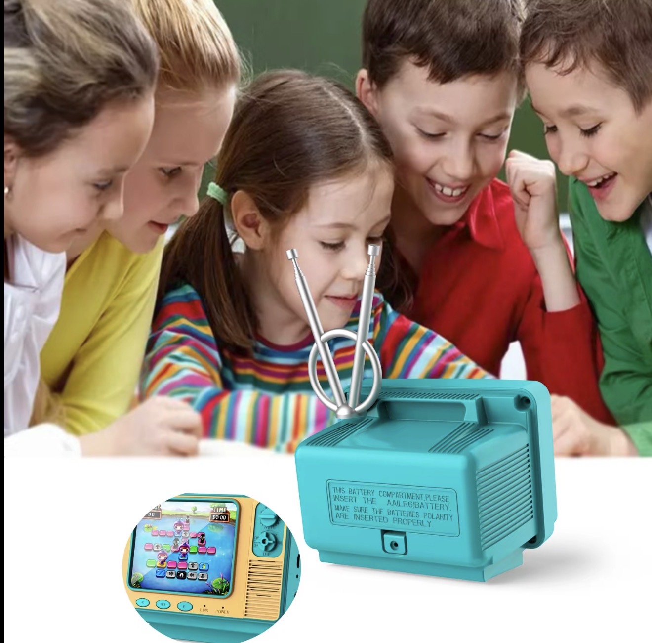 Mini Retro TV Game Console with 308 Classic Games