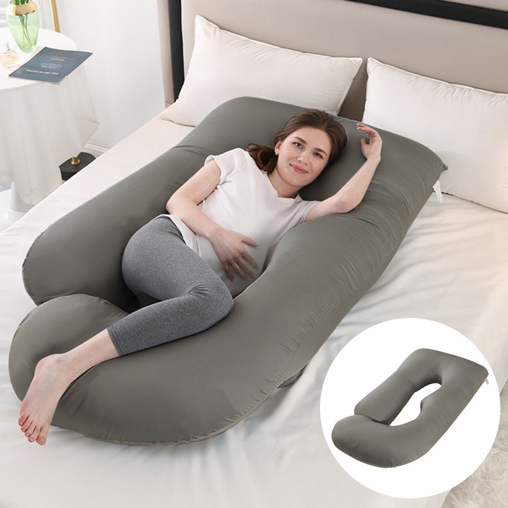 J-Shaped Pregnancy Pillow for Side Sleepers