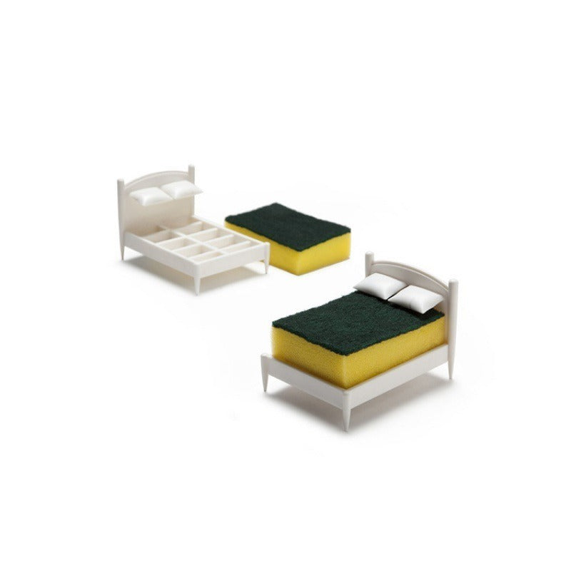 Étagère de rangement petite et élégante pour chiffons et éponges