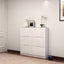 Shoe Storage Cabinet for Entryway, 6 Tiers Shoe Organizer with Carved Panels Vertical Shoe Cabinet for Front Door Entrance - Korvel