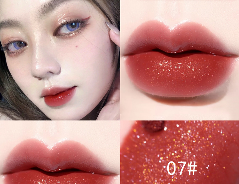 Dudu Lip Gloss Colorless Transparent Lip Gloss Bright Crystal Lip Gloss Glass Lip Fine Glitter Pearl With Shiny Jelly Color - Korvel