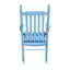 wooden porch rocker chair blue - Korvel