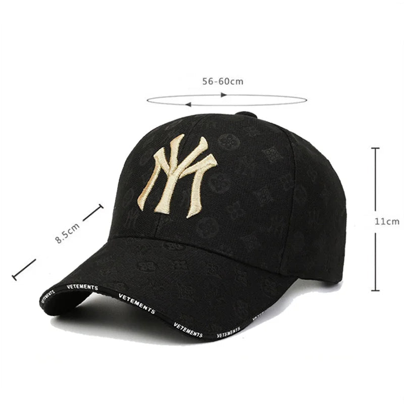 New Pattern High Quality Letters Embroidery Adjustable Baseball Caps Men and Women Outdoors Sports Cap Adult Fashion Sun Hats - Korvel