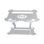 Laptop Desktop Bracket Notebook Cooling Bracket Aluminum Alloy Tablet Bracket Foldable And Easy To Carry - Korvel