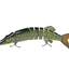TREHOOK 10cm/12.5cm Leurres à Brochet Multi-Articulés