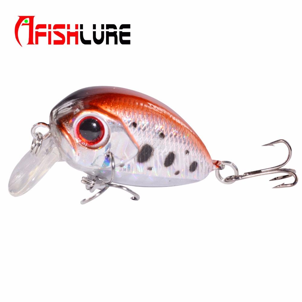AFISHLURE  36mm 3.5g Crank Bait Hard Plastic Artificial Fishing Lure Fake carp Pesca  Wobbler Leurre Peche  Isca - Korvel