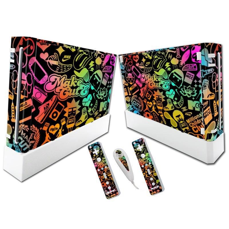 Piel de Camuflaje Premium para Consola WII