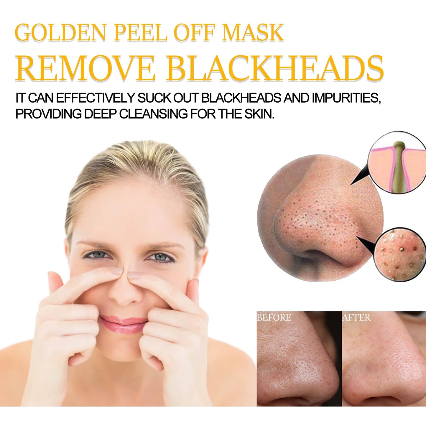 Golden Peel Off Mask for Radiant Skin