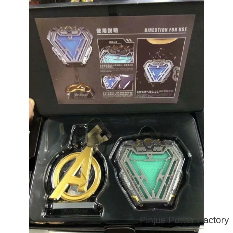 Avengers Iron Man Edition Reactor Ark Reactor Wearable Chest Lamp Box Handpiece - Korvel