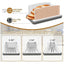 New detachable bread cutting tray Multifunctional foldable bread slicer with tray - Korvel