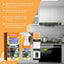 Grease Cleaner Kitchen Range Hood Cooktop Wash Basin Grease Dirt Grease Remover - Korvel