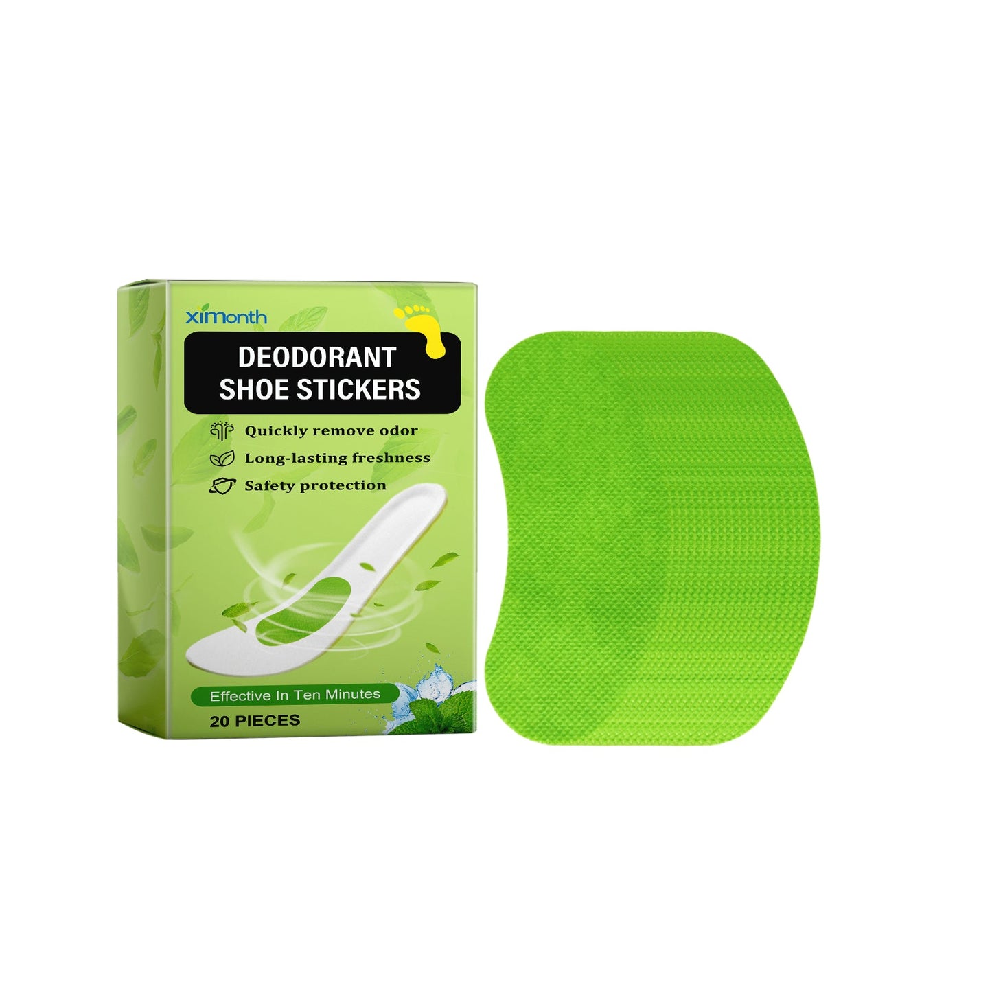 Invisible Deodorant Shoe Stickers for Fresh Footwear