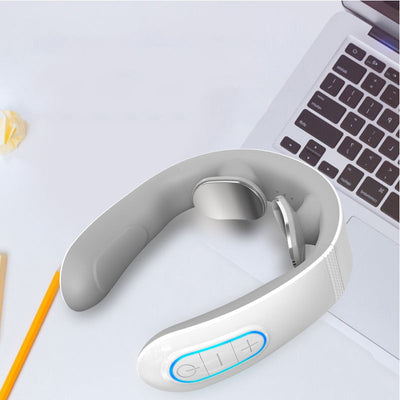 Portable U-Type EMS Neck Massager with Heat & 10 Modes