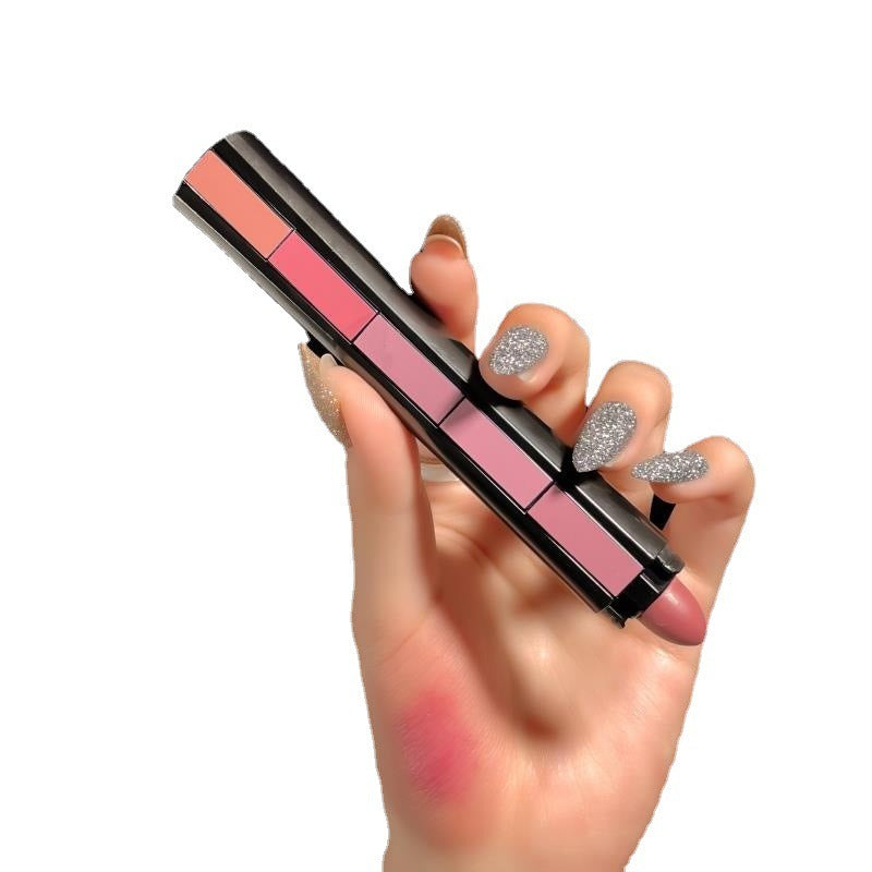 5 Colors Matte Velvet Lipstick Waterproof Sweatproof Lip Gloss Duration Colorfast Lipstick Non Stick Cup Lip Gloss Cosmetics - Korvel