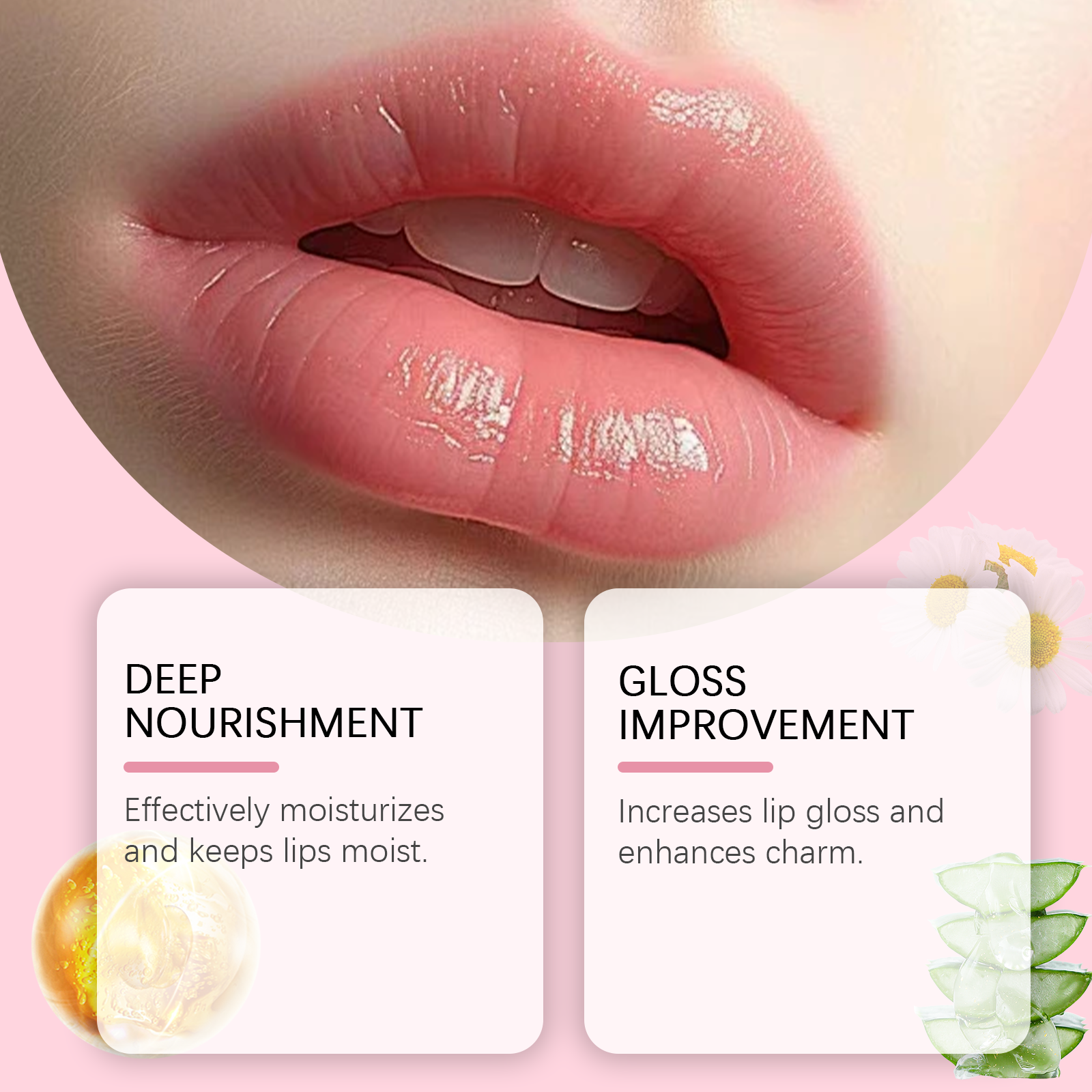 Moisturizing And Moisturizing Lip Oil, Plump And Moisturize Lips, Moisten And Nourish Lips, Moisturize And Repair Dry Lips - Korvel