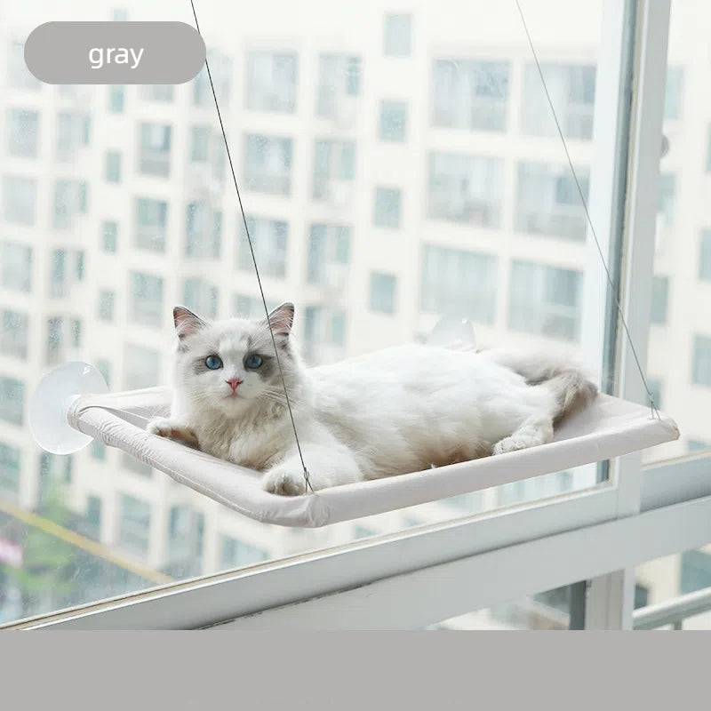 Premium Suction Cup Cat Hammock - Four Seasons Comfort