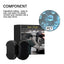 Nano Coat One Way Mirror Sponge, Car Windshield Bathroom Office Floor-To-Ceiling Window Glass Nanosponge Wipe - Korvel