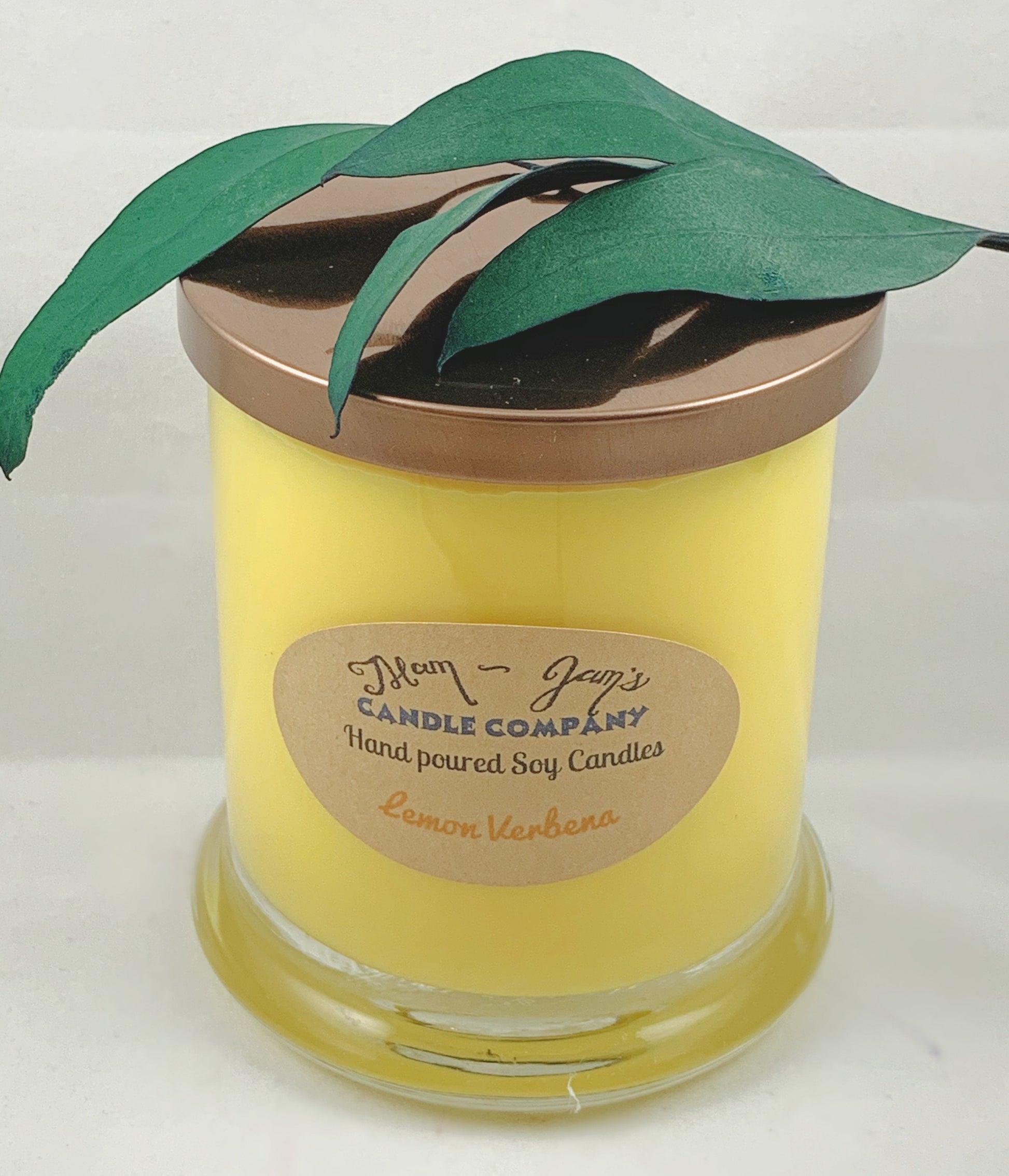 Lemon Verbena Soy Candle – Fresh & Citrusy Scent | Mam Jam’s - Korvel