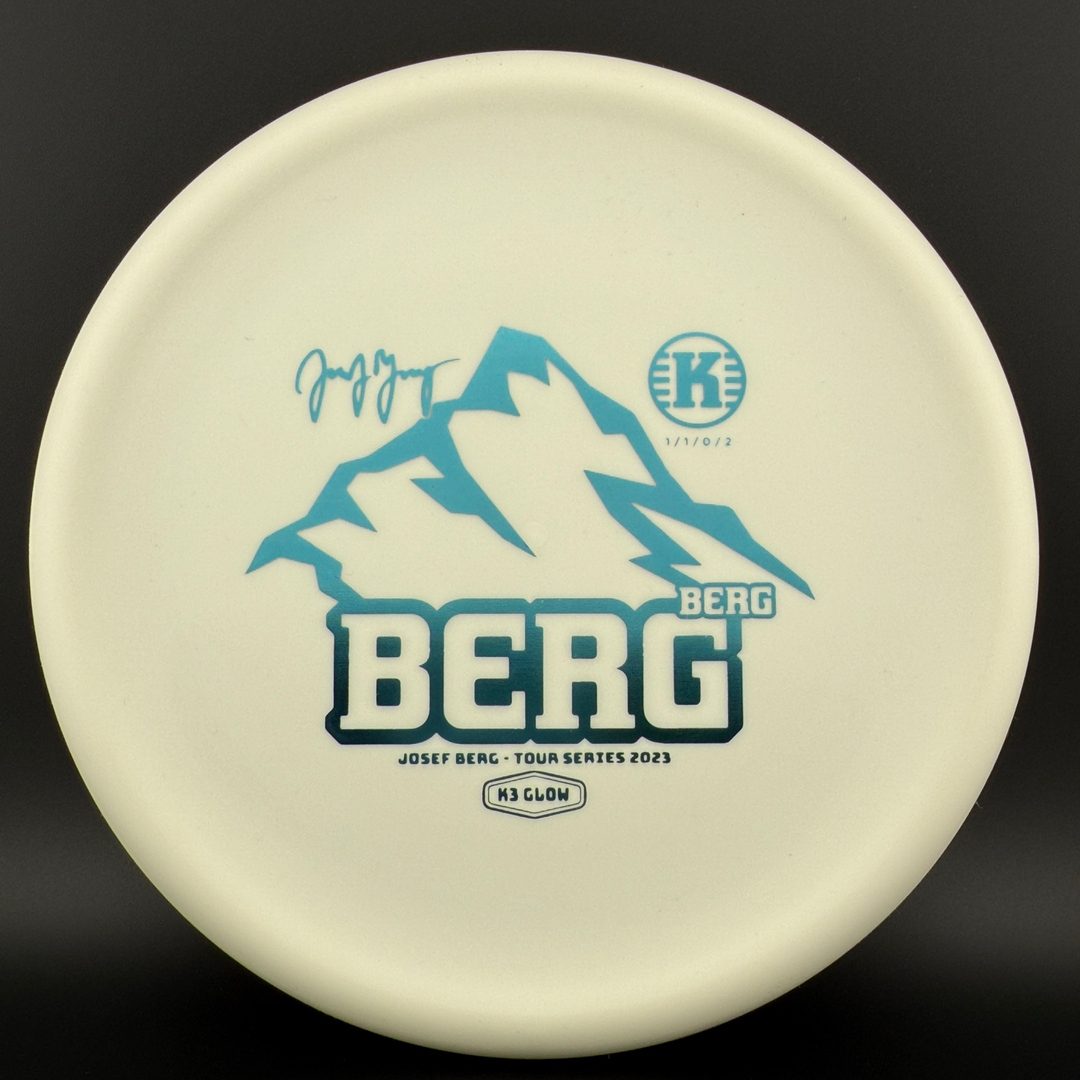 K3 Glow Berg - Josef Berg 2023 Tour Series Disc Golf Disc