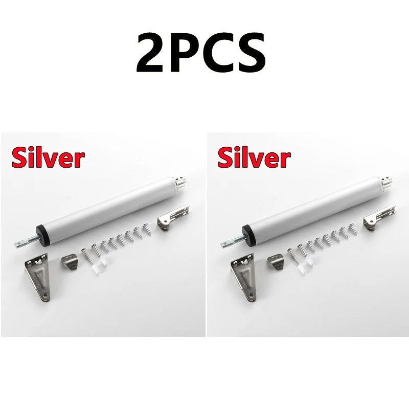 Gas Spring Automatic Door Closer 90 Degrees Within The Positioning Stop Mute Soft Closing Device Adjustable Buffer Force - Korvel