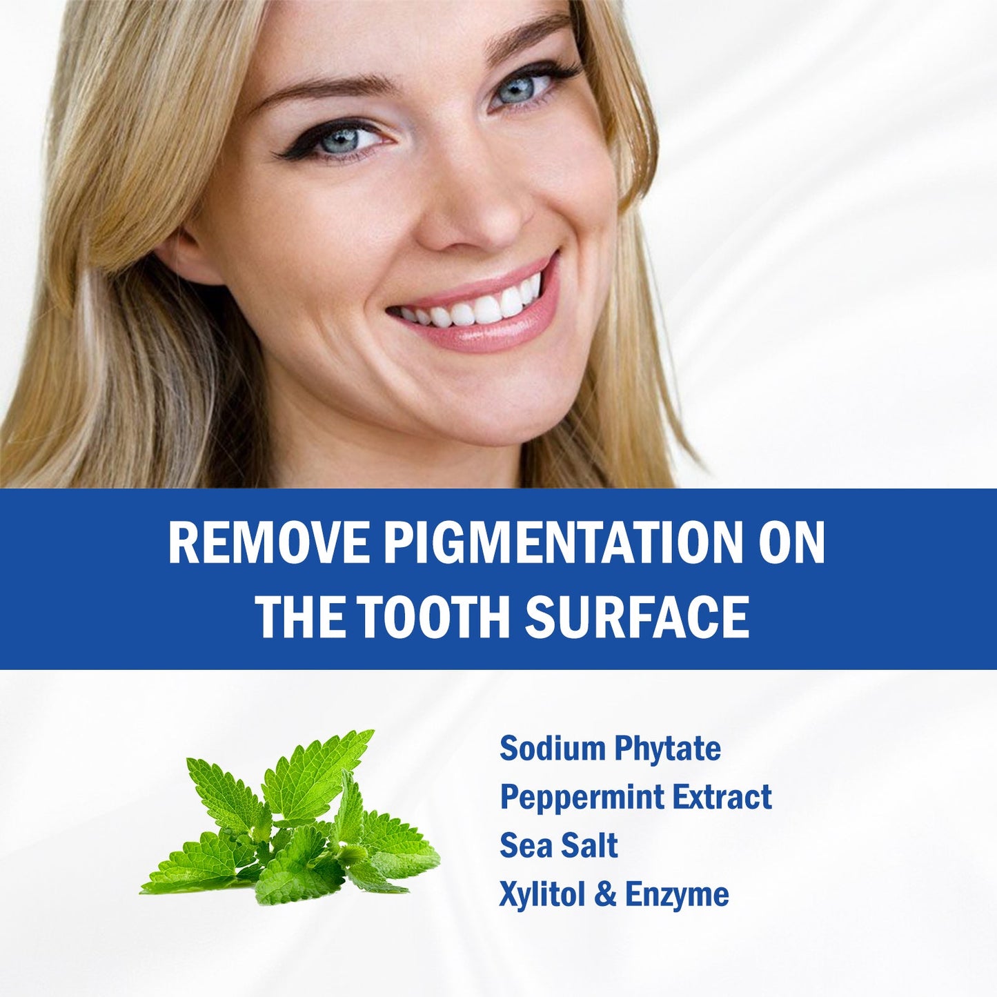 Probiotic Bright White Teeth Mousse, Deep Cleaning Stains And Tartar White Teeth Fresh Breath Gum Care - Korvel