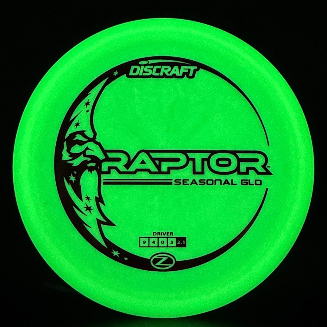 Glo Z Raptor - Disco de Golf Driver Edición Limitada