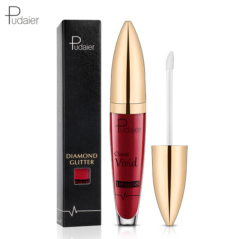 Pudaier Sip Glitter Flip Matte Pearl Lip Gloss