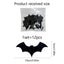 Halloween 3D Butterfly Bat Wall Stickers - 12 Pack