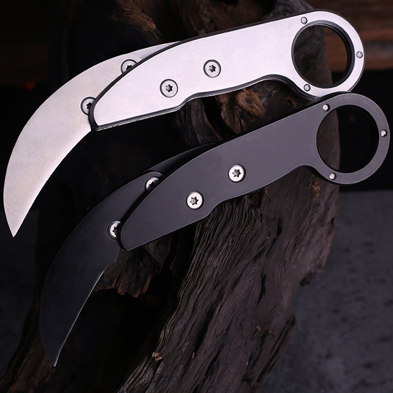Mechanical Claw Knife Portable Outdoor Knife Camping Survival High Hardness Multi-Function All Steel Claw Folding Knife Outdoor Knife - Korvel