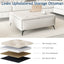 35 inch Wide Square storage benches Coffee Table with Lift Top Oversized Storage Ottoman in Upholstered for Living Room - Korvel