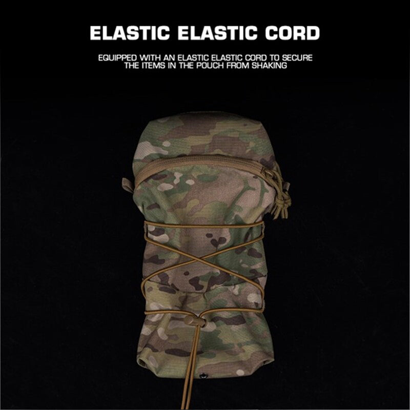 Tactical MOLLE Cylindrical Bag - 1.5L for Versatile Use