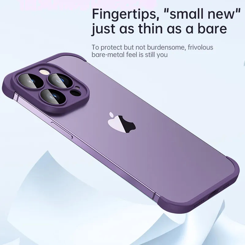 Luxury With Lens Protector Corner Pad Soft Silicone Case For iPhone 15 14 Pro Max Shockproof Phone Cover For iPhone 15 12 13 14 - Korvel