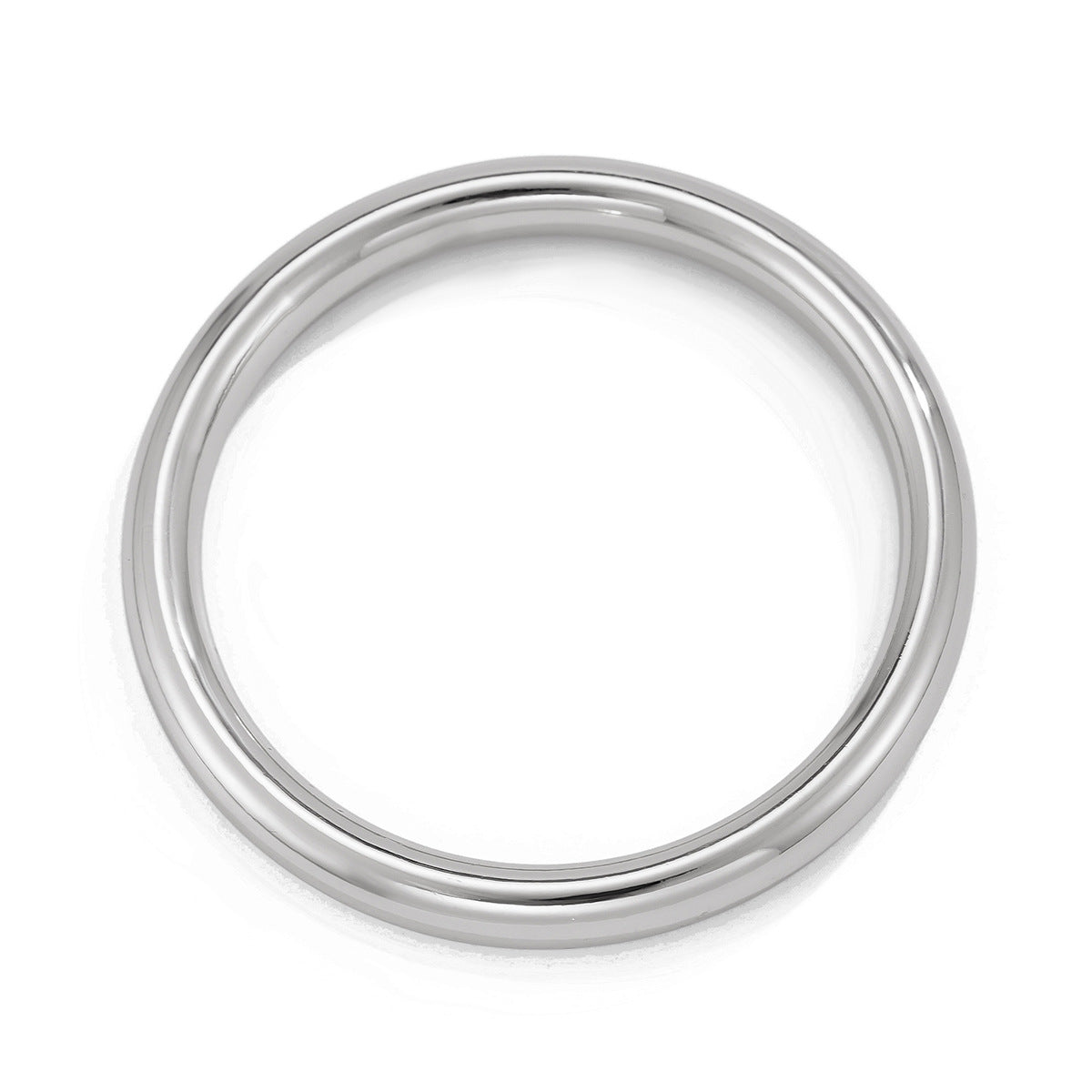 Pulsera Geométrica Cuadrada de Anillo Circular Suave