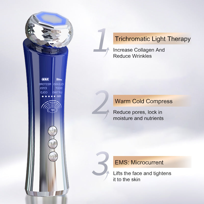 Portable Microcurrent Facial Device Lifting Tighten Wrinkle Removal Skin Care Whitening Handheld Facial Massager - Korvel