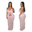 Sexy Transparent Set with Belted Sleeveless Cardigan and Fashionable Long Skirt Two-Piece Set for Women - Korvel
