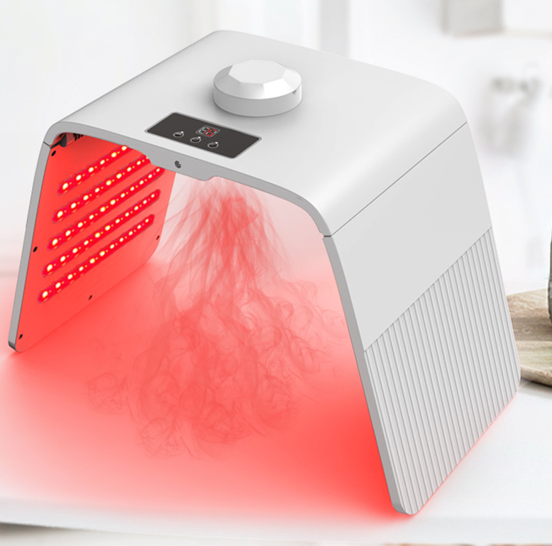 Household beauty rejuvenation spectrometer LED7 color light spray foldable photon rejuvenation instrument - Korvel