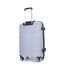 Hardshell Suitcase Spinner Wheels PP Luggage Sets Lightweight Durable Suitcase with TSA Lock,3-Piece Set (20/24/28) ,Silver - Korvel