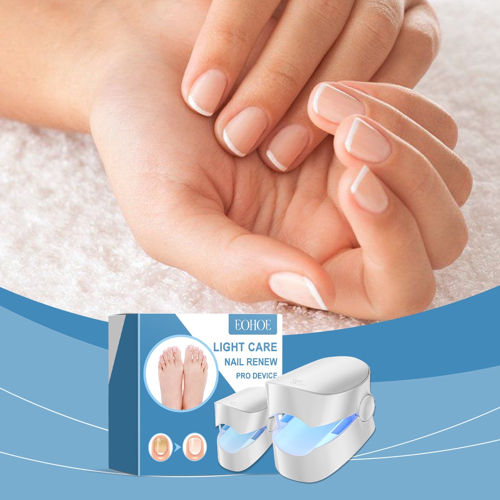 Nail Repair Instrument Gently Repair Damaged Nails On The Edge Of Fingers, Manicure Maintenance, Cleaning And Polishing Nail Surface Care Instrument - Korvel