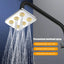 High Pressure Shower Head Water Saving Rainfall Showerhead 360 Degree Rotatable Filter Faucet Tap Shower Bathroom Accessories - Korvel