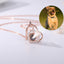 100 languages, I love you necklace, nano projection, customized color images, photos, text, love for Europe and America - Korvel