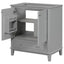 30-Inch Gray Bathroom Vanity Base Only