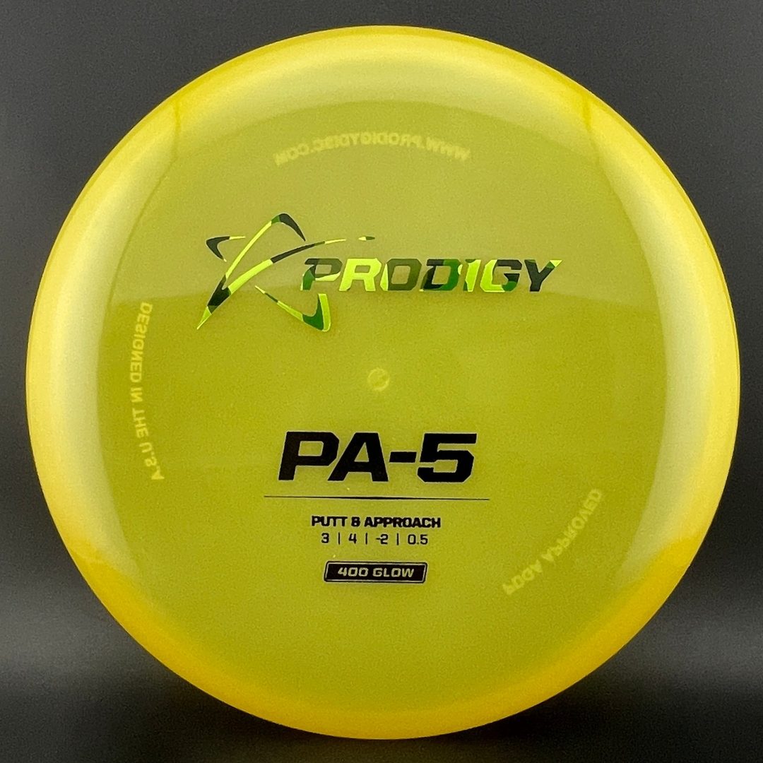 Glow PA-5 Disc Golf Disc - 400 Plastic