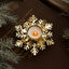 Christmas Golden Iron Candlestick Desktop Decoration Christmas Day Snowflake Decorations Table Arrangement - Korvel