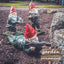 Funny Army Gnome Garden Statue - Set of 3 Resin Decor