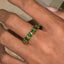 18K Gold-Plated Inlaid Zircon Ring - Korvel