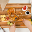 Teak Cutting Board Natural + Solid Wood + 5 Pieces 18 INCH, Pack of 5 Pieces - Korvel